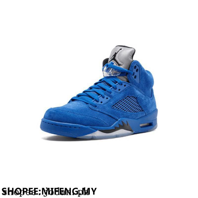 jordan azules gamuza