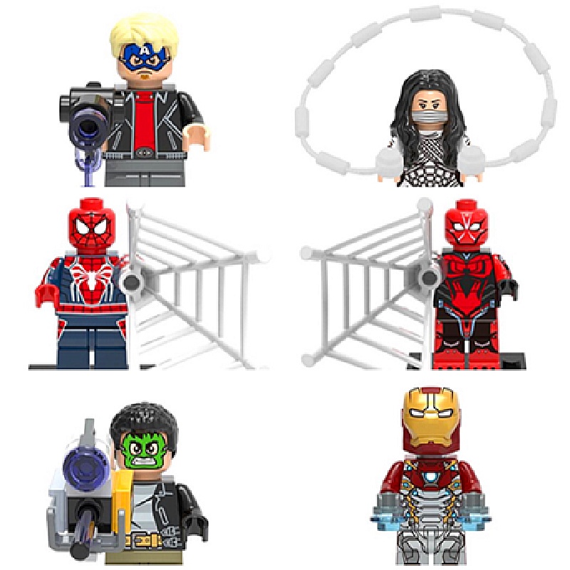 DIY Lego bloque de construcción Marvel superhéroe SpiderMan ladrón  minifiguras juguetes para niños | Shopee México