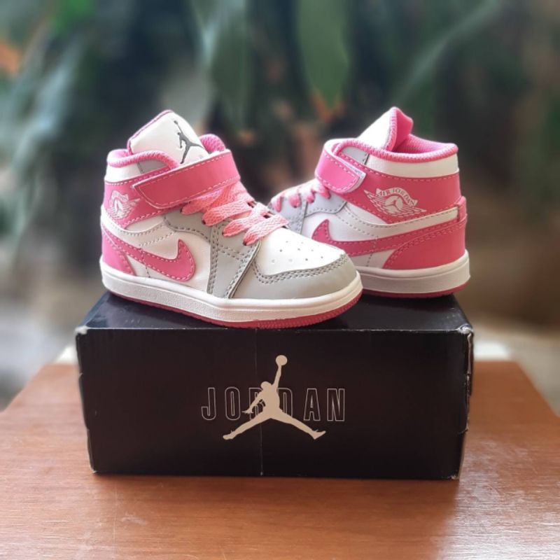 Arreglo sexual pastel Jordan zapatos niños niñas rosa Ash | Nike Jordan zapatos de niña | Shopee  México