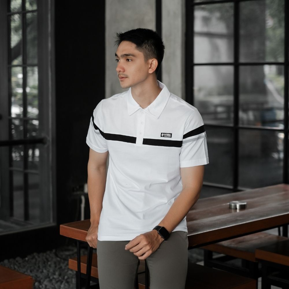 Arra FACTORY hombres Polo cuello SEON algodón peinado 24S Cool última manga  corta | Shopee México