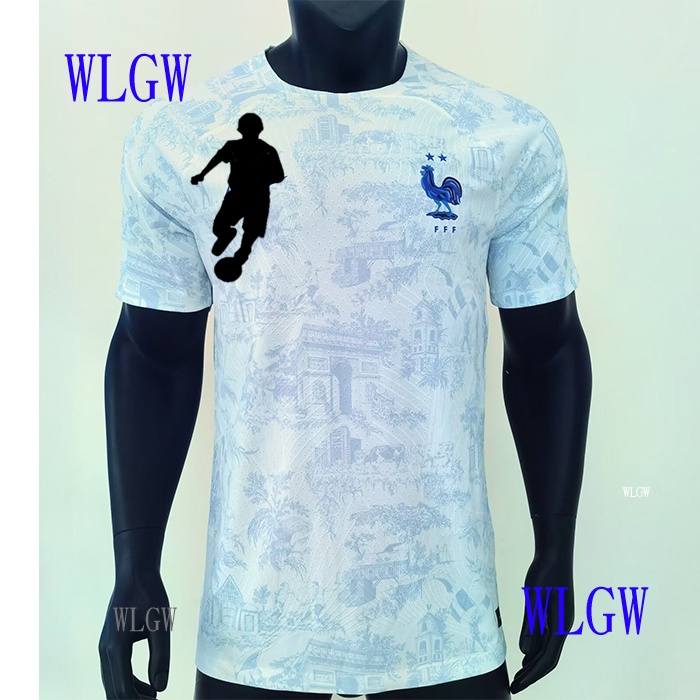 [WLGW] Camiseta De Fútbol Versión Jugador 2022-2023 Francia Jersey Visitante Camisetas S-XXL