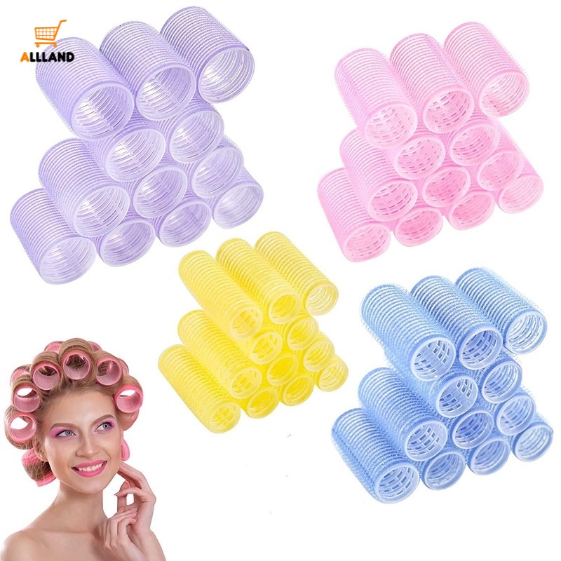 Rollo De Peinado Esponjoso Aleatorio Para Mujeres , Rizadores De Aire  Cilindro De Pelo Autoadhesivo , Herramienta De Belleza Para Peluquería |  Shopee México