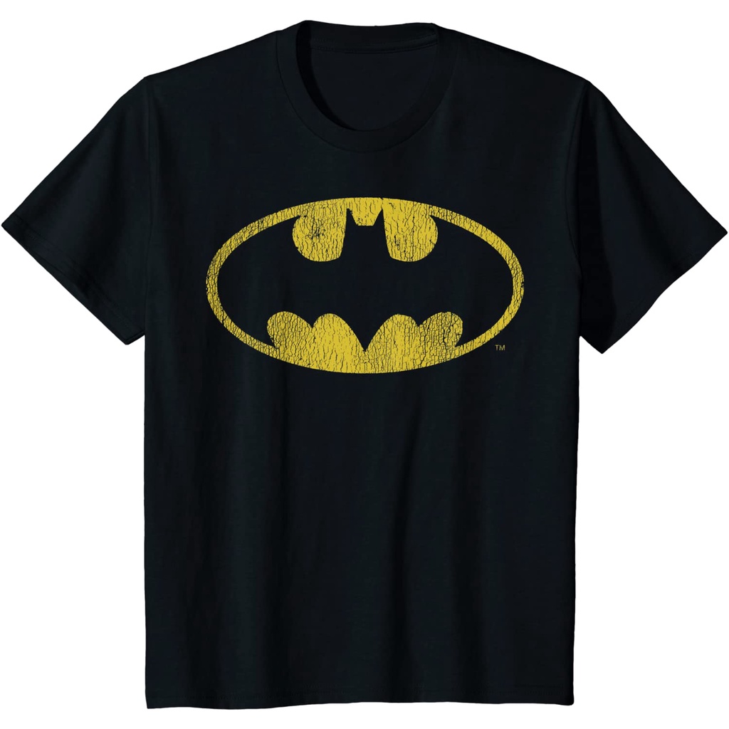Ropa para niños DC Comics Batman camiseta con logotipo clásico angustiado |  Shopee México