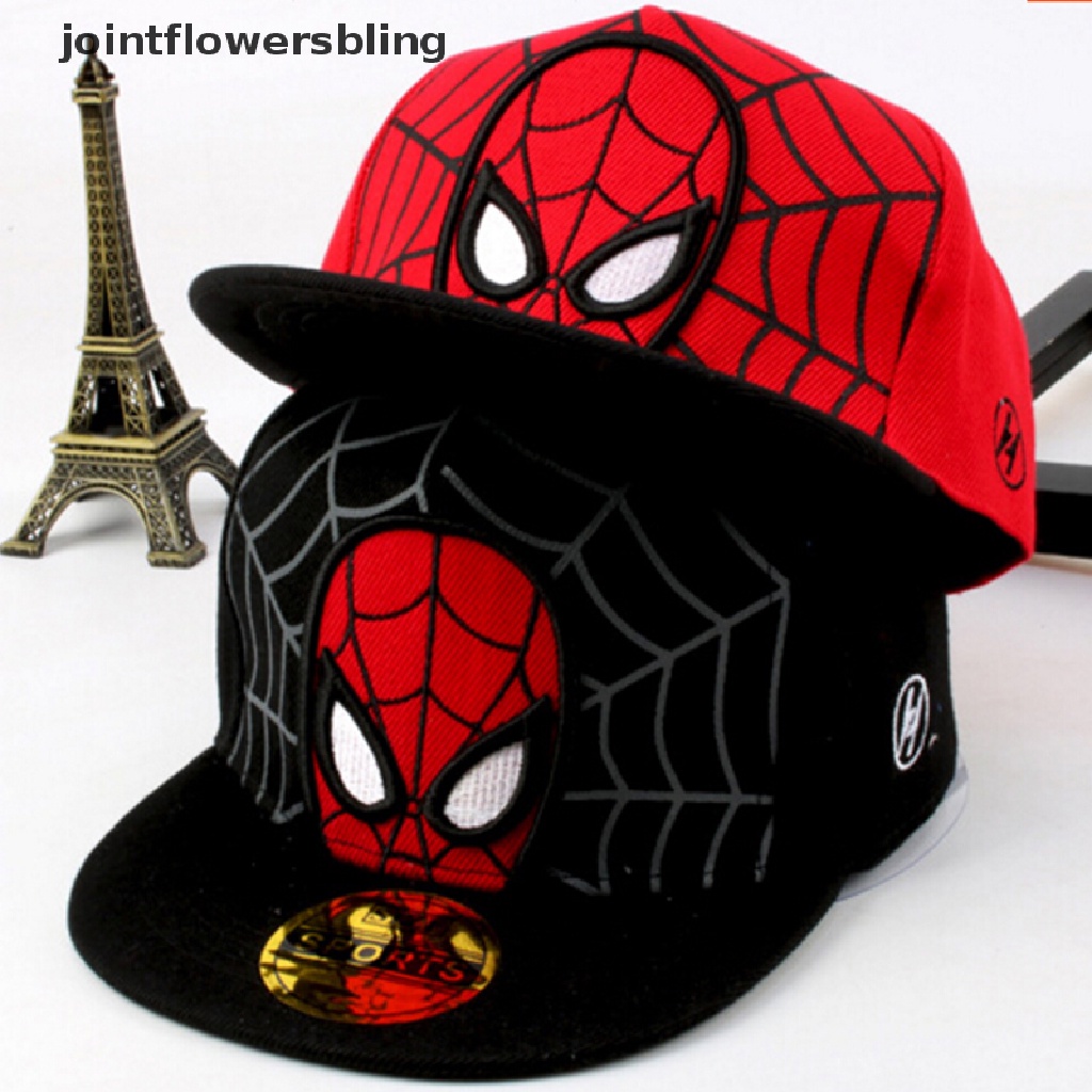 Jbmx Bebe Spiderman Sombrero De Dibujos Animados Plano Sombrero Calle Danza Hip Hop Gorra De Beisbol Tocado Gloria Shopee Mexico