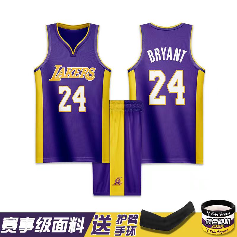 Shocly Manga Corta Camiseta Lakers De Los Angeles James Kobe Bryant Baloncesto Club para NiñOs NiñAs T-Shirt Verano Deportes 