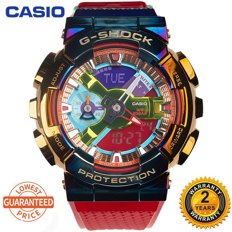 Casio G-Shock Ga-110 Reloj GM110 Hombres Deporte Cuarzo De Pulsera De Oro Rosa Negro Negocios Regalo J519