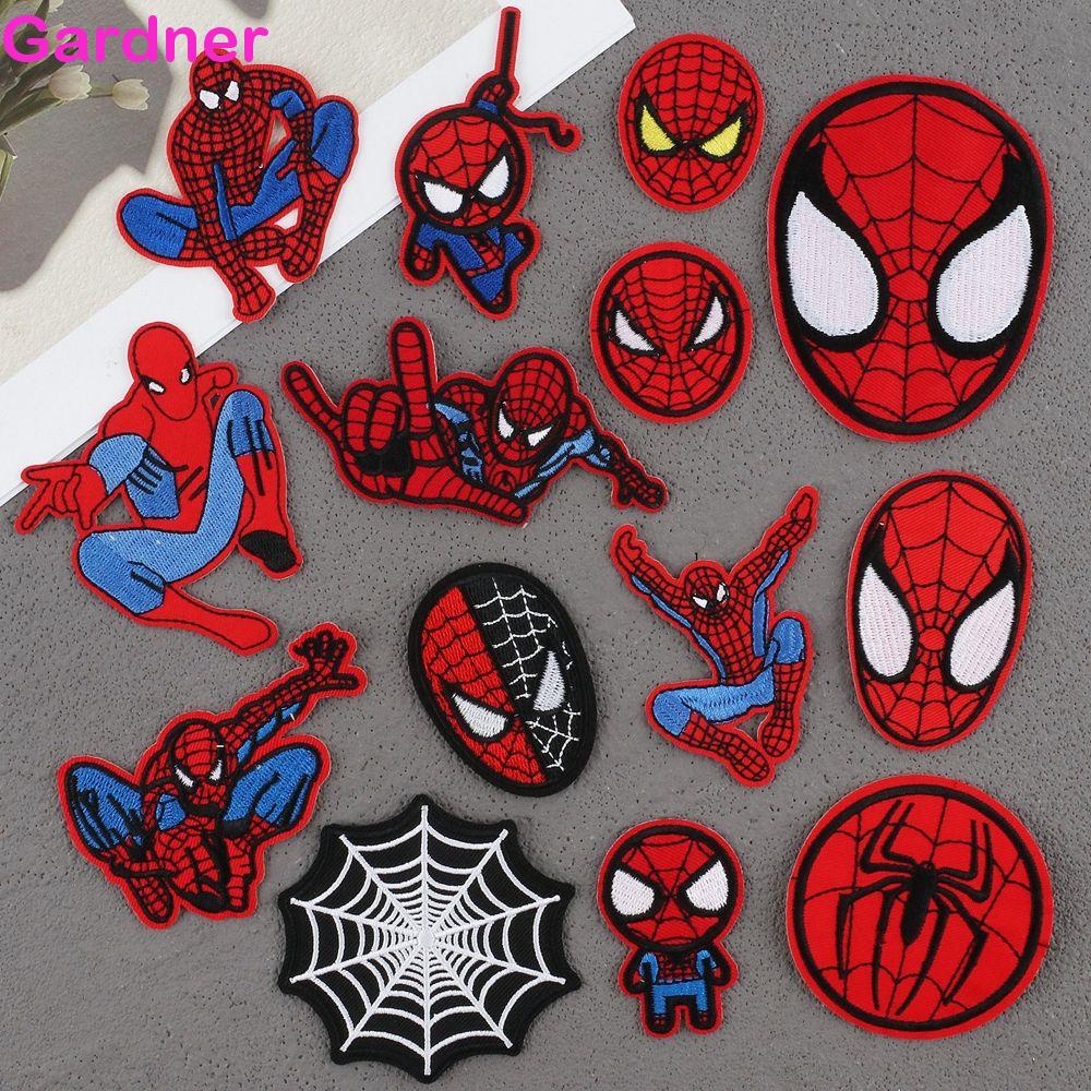 Parches GARDNER DIY Spiderman Costura Ropa Decoración Bordado Hierro En  Tela Pegatina Insignias | Shopee México