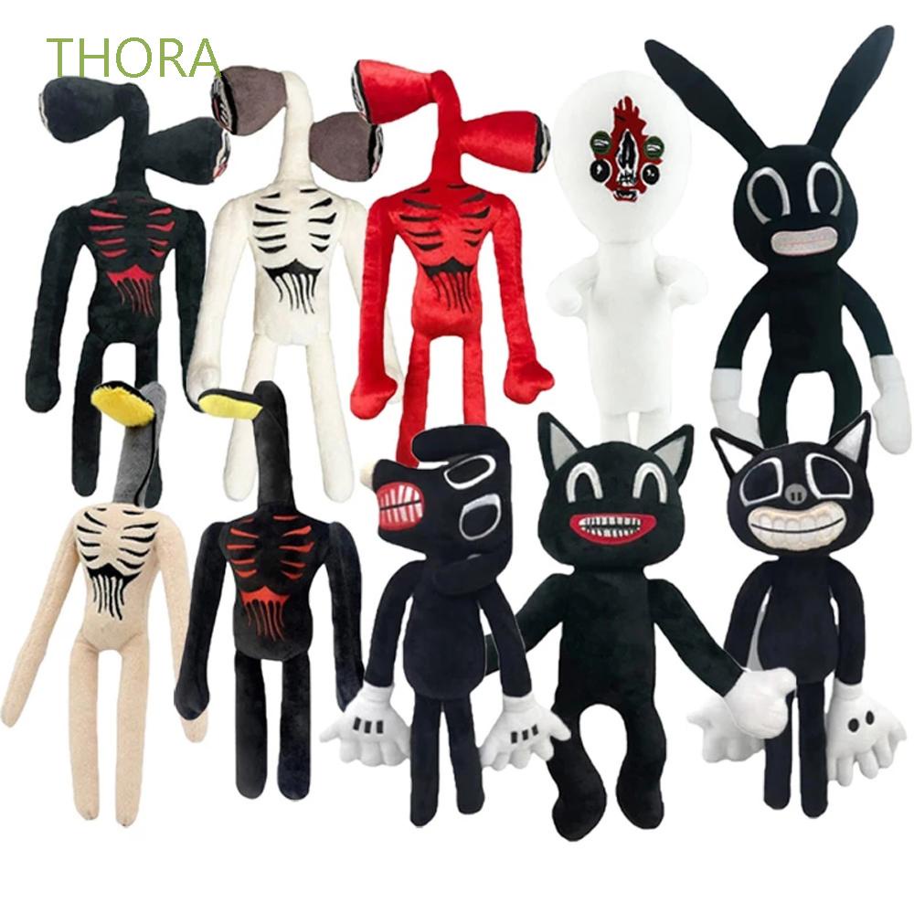 Thora Christmas Gift Siren Head For Children Horror Character Plush Toy Stuffed Animals White Black Peluches Toys Anime Plushie Figures Cartoon Cat Sirenhead Stuffed Doll Shopee Mexico