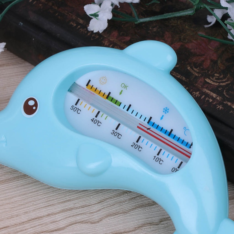 Fangfeen Los niños Ducha de Agua Termómetro Baño del bebé Dolphin Shape Accesorios de Ducha medir la Temperatura del niño Los bebés de Agua 
