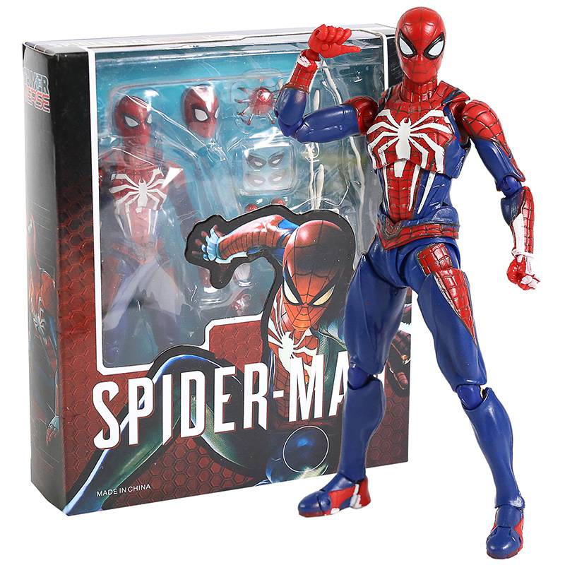 Vengadores SHF Spider Man actualización traje PS4 edición de juego