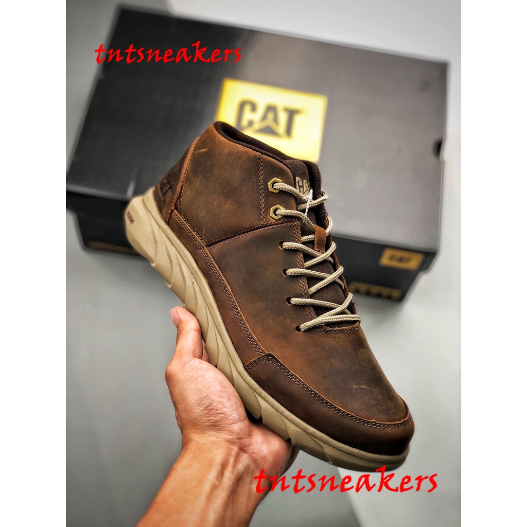Zapatos Originales Caterpillar Para Hombres De Trabajo De Cuero Genuino