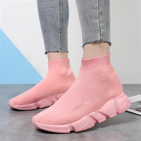 más Popular) 2020 tenis de Balenciaga de de Alto Elástico negro Elástico Para hombre y mujer | Shopee México