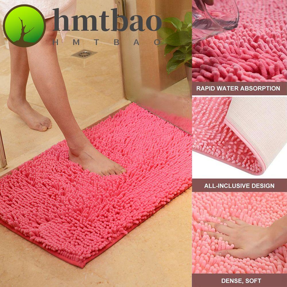 Hmtbao 40 60cm Colorful Bathroom Carpet Soft Doormat Bath Mat Toilet Kitchen Floor Feet Pad Super Absorbent Anti Slip Living Room Chenille Multicolor Shopee Mexico
