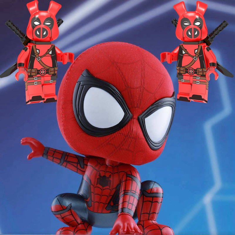  minifiguras de spider man compatibles con peter parker diy bloques de construcción juguetes educativos para niños regalo de cumpleaños