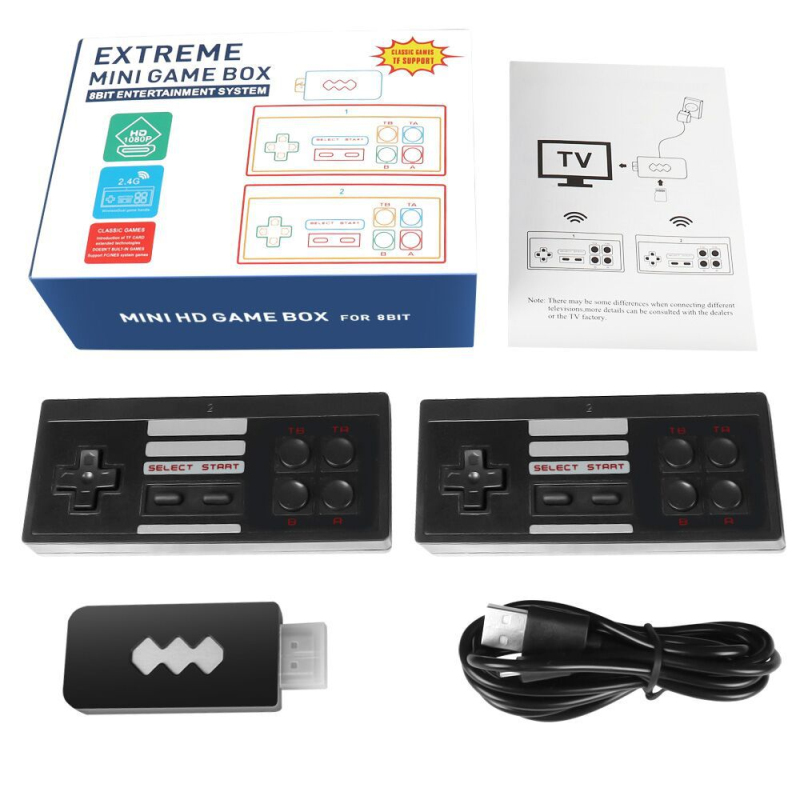 Nueva Consola De Videojuegos Compatible Con Hdmi Av 4k Compatible Con 6 818 Juegos Clasicos Clasicos Consola Retro Controlador Inalambrico Av Qui Shopee Mexico