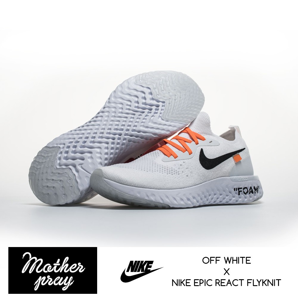 Nike Epic React X Off White Premium Original Shopee México