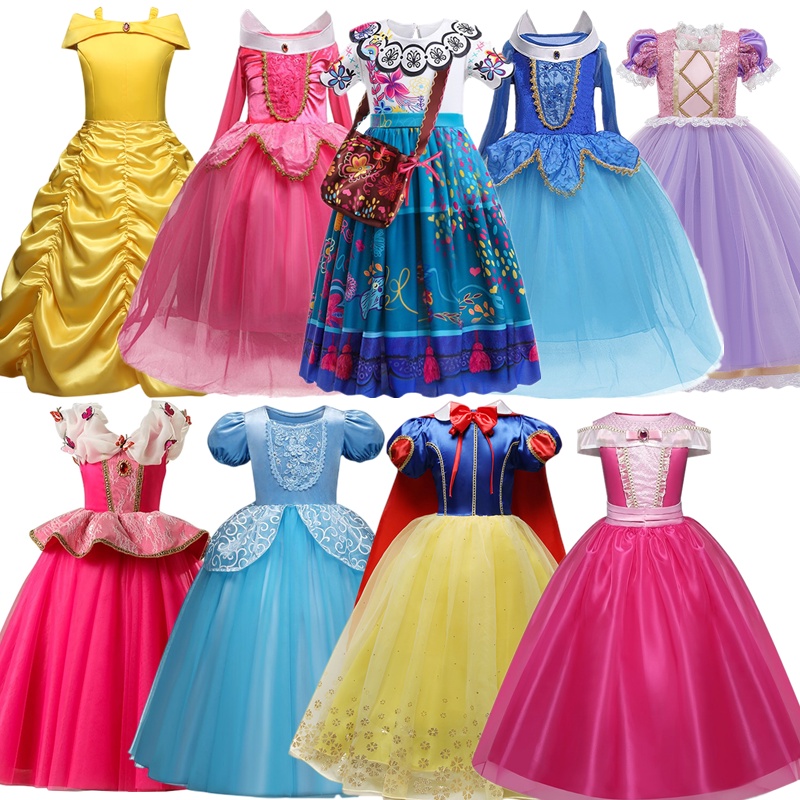 Niñas Encanto Cosplay Princesa Disfraz Para Niños 4-10 Años Halloween  Carnaval Fiesta De Lujo Vestir Disfrazar Ropa | Shopee México