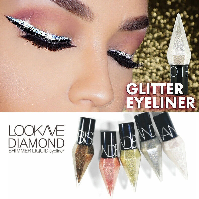 Delineador Líquido Purpurina De Larga Duración Perlado Maquillaje Sombra De  Ojos | Shopee México