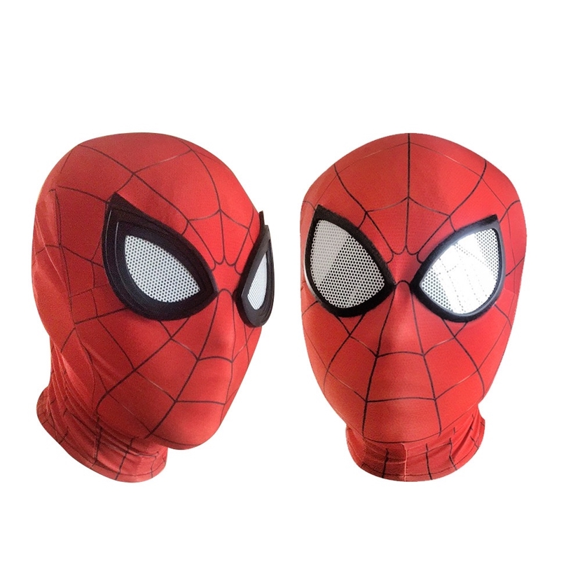 alta calidad spiderman máscara cosplay cabeza completa lycra máscara lentes  3d máscaras para adultos y niños | Shopee México