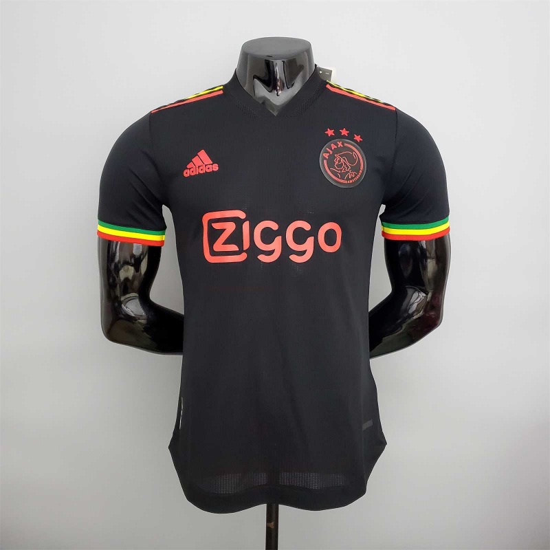 Jersey/camisa de fútbol 2021-22 AJAX negro versión jugador