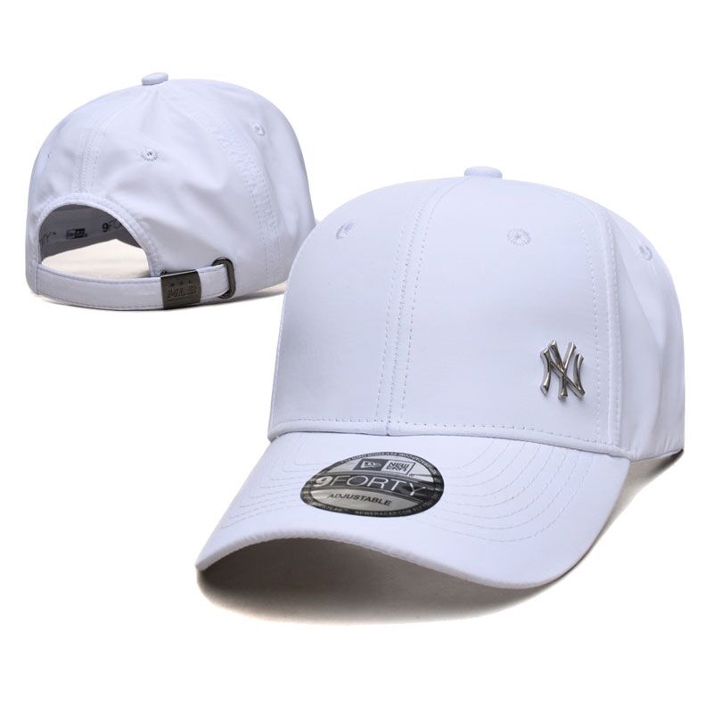 LA NY Metal logo Ajustable Unisex Alta Calidad Casual Transpirable Gorra De Béisbol