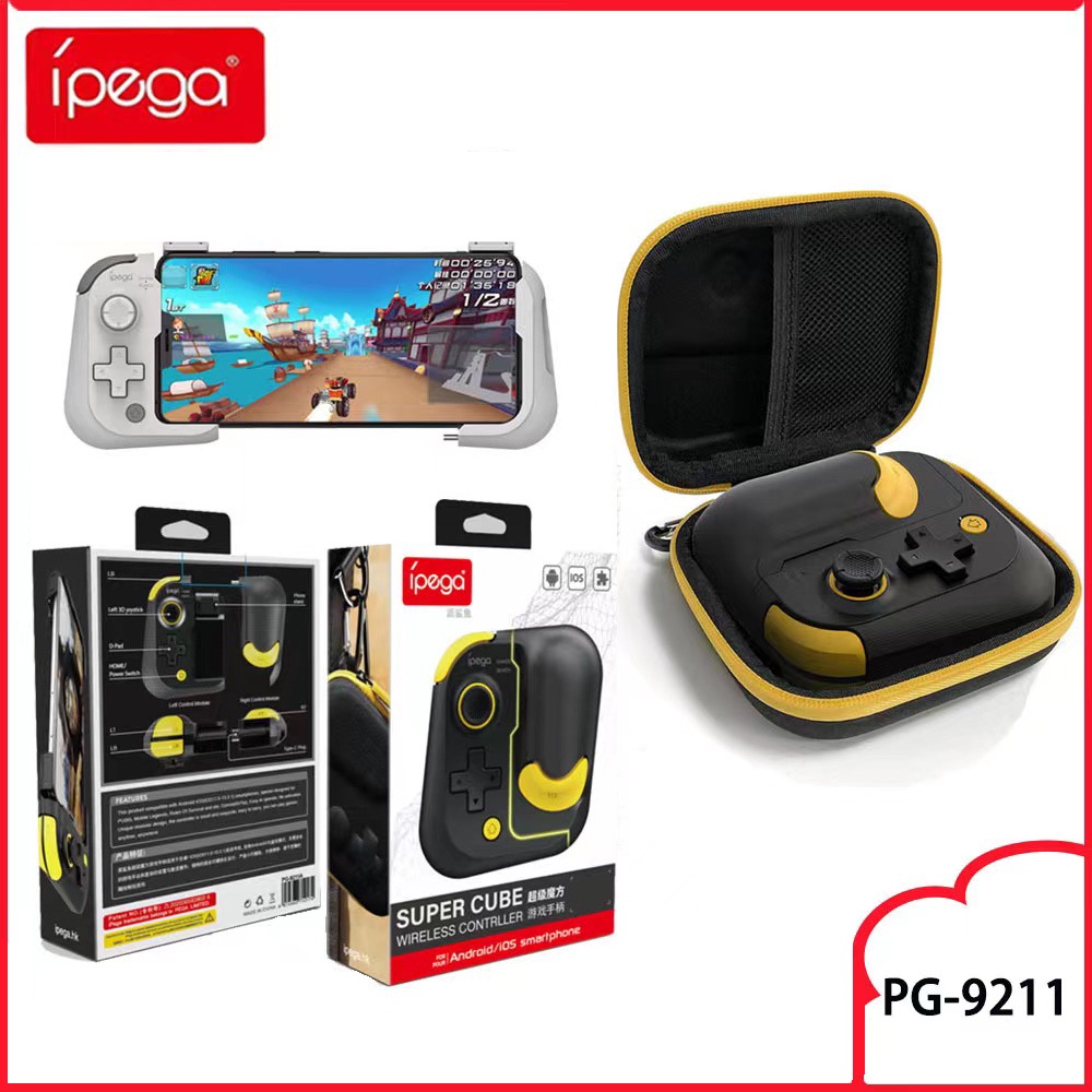PG-9211 Teléfono Móvil Joystick controlador de juegos Inalámbrico Bluetooth Gamepad Ipega 