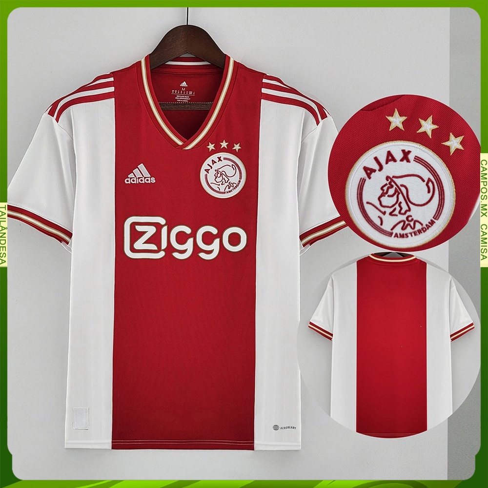2022 2023 Ajax Jersey Local Camisas de Fútbol Personalización Nombre Número