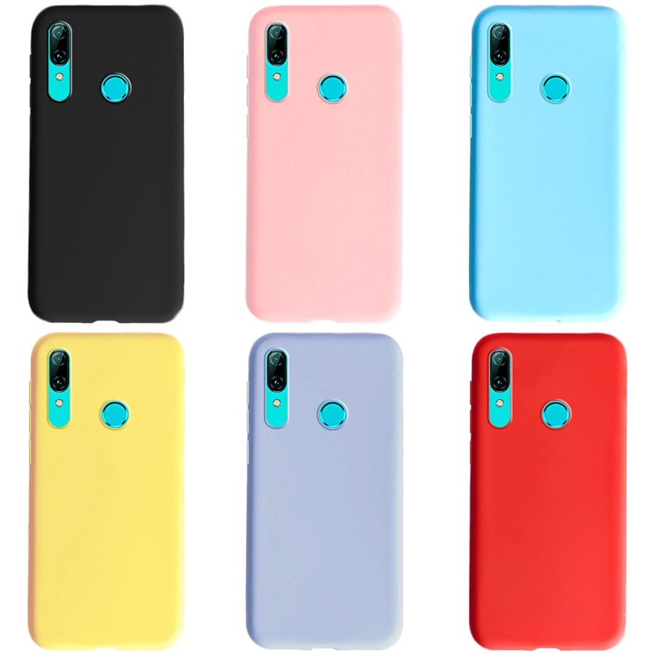 Para 2019 caso Huawei PSmart 2019 caso de silicona suave Color caramelo trasera Funda parachoques POT-LX1 POT-LX3 teléfono caso | Shopee México