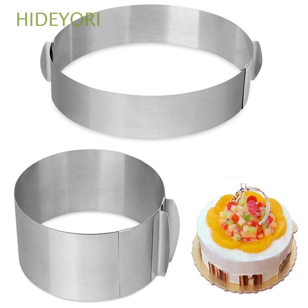 Hideyori Adjustable Adjustable Cake Mold Durable Kitchen Gadgets Cake Ring Mold Bakeware Kitchen Diy Food Molding 6 12 Inches Mousse Cake Baking Tool Shopee Mexico