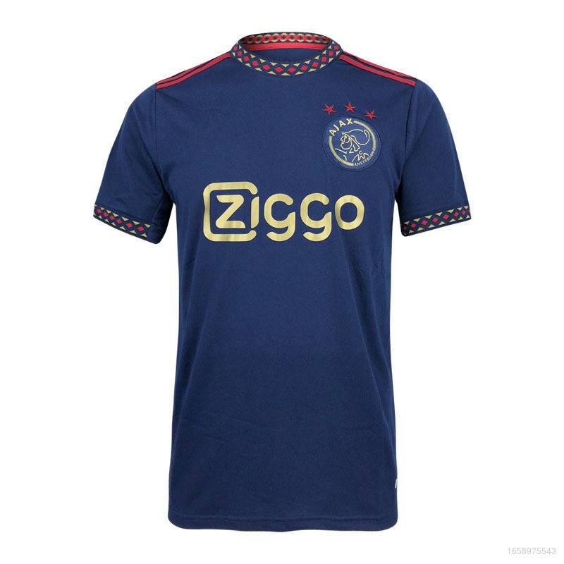Lindo 2022/2023 Ajax Visitante Camiseta De Fútbol Tops Jersey Deportiva Versión Unisex