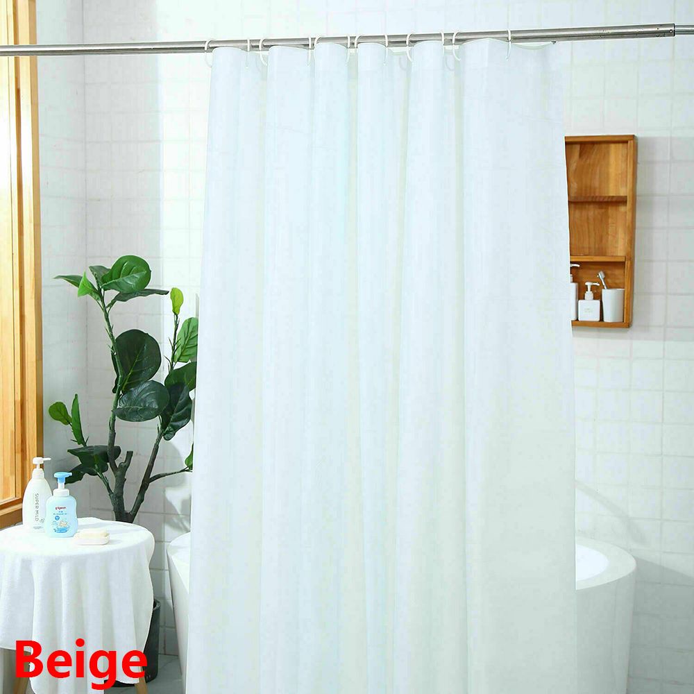 3d-banana Leaves poliéster cortina de ducha a prueba de moho para baño Famibay cortina impermeable de baño con ganchos 180x180 