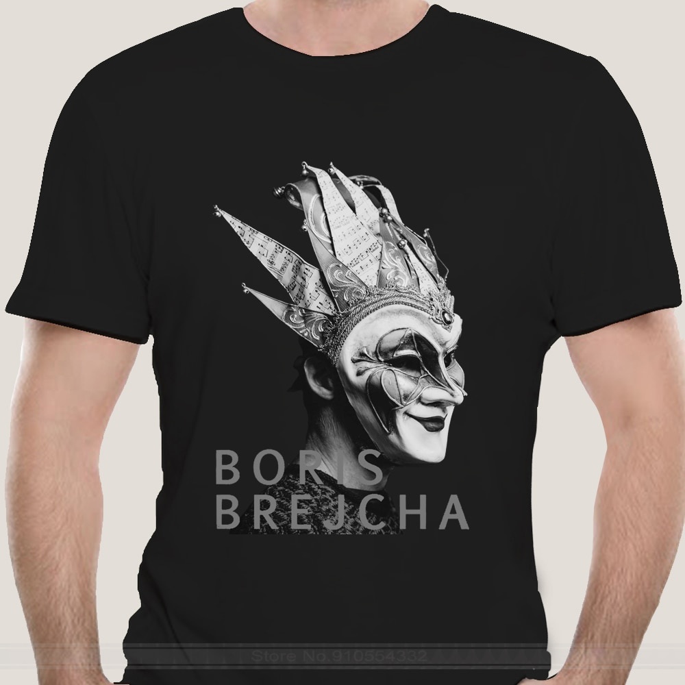 Boris Brejcha Máscara T-shirt Hombres Manga Corta Algodón Moda Camiseta