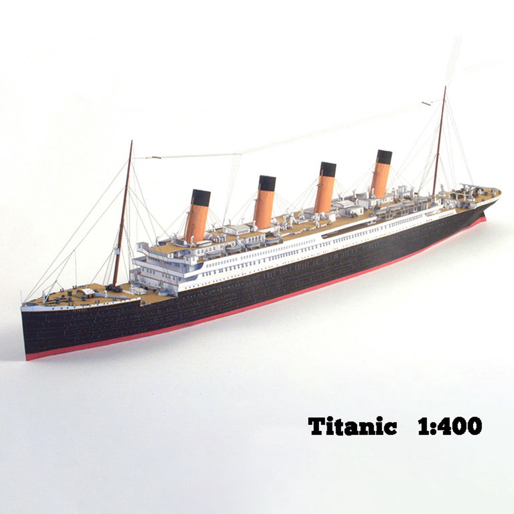 Bralmencla1 Exquisite 1 400 British Cruise Titanic Ship Diy Puzzle Assemble Paper Model Kit Education Game For Kids Adults Shopee Mexico