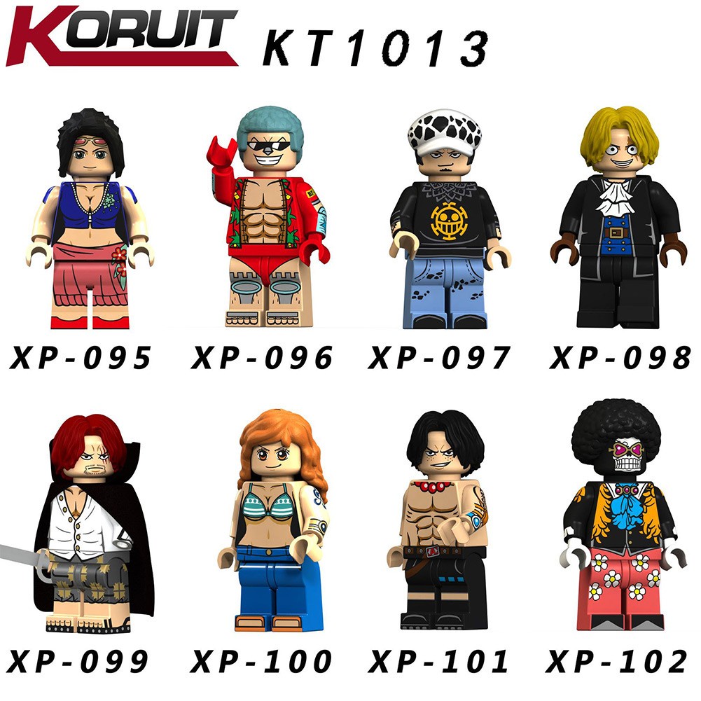 KT1013 One Piece Bloque De Construcción Juguetes Compatible Lego Minifigures Luffy Para Niños Regalo De Cumpleaños
