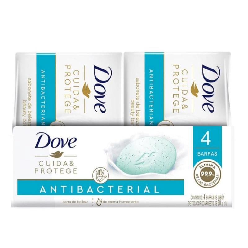 Dove jabón de tocador antibacterial