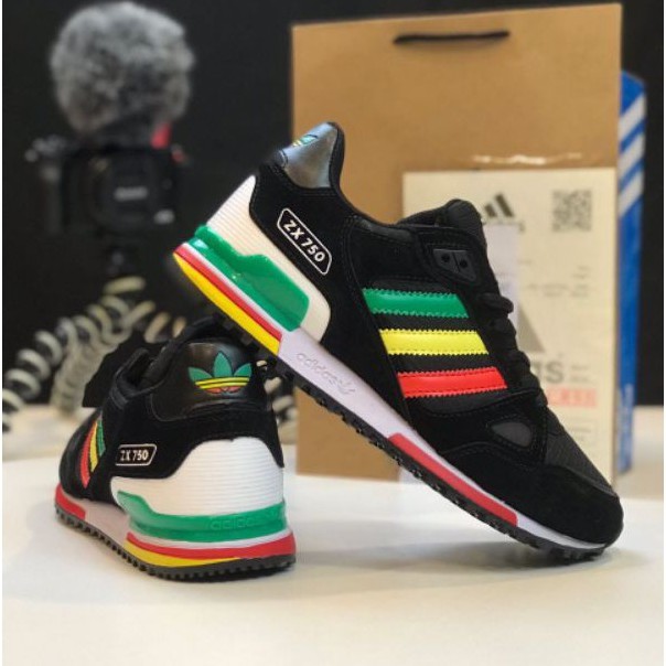 preocupación Controlar orden Adidas ZX750 RASTA Reflectante PREMIUM Zapatos De Los Hombres Zapatillas  Bajas Tops Moda Tendencia casual Deportes jogging | Shopee México
