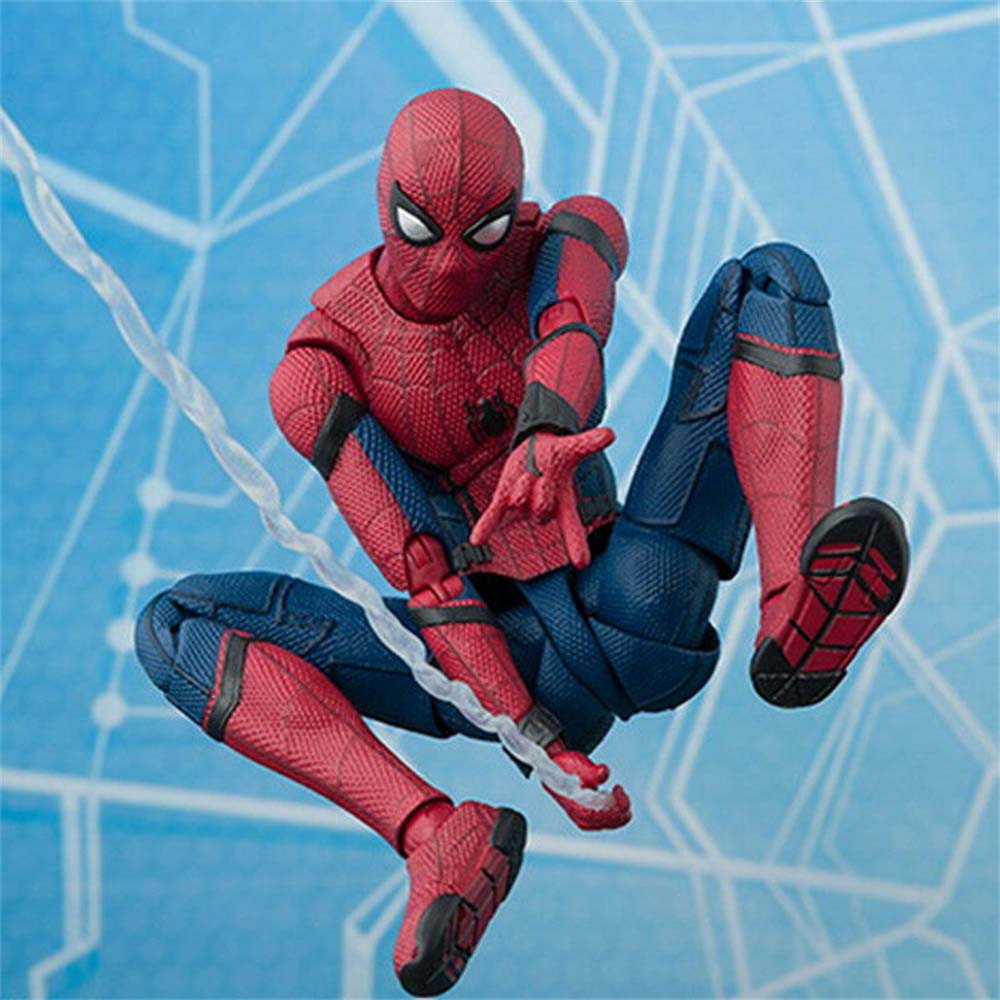 detalles acerca de spiderman homecoming figura de acción spider man  coleccionable pvc modelo de juguete regalo año nuevo | Shopee México