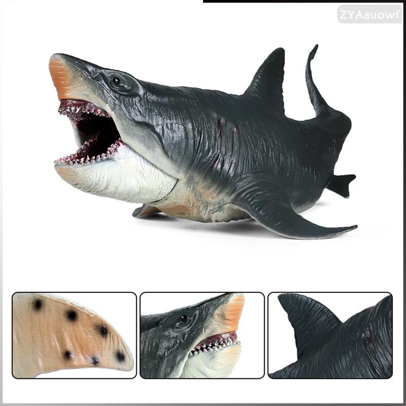 Histori Figura De Tiburones De Simulación Figura Megalodon 