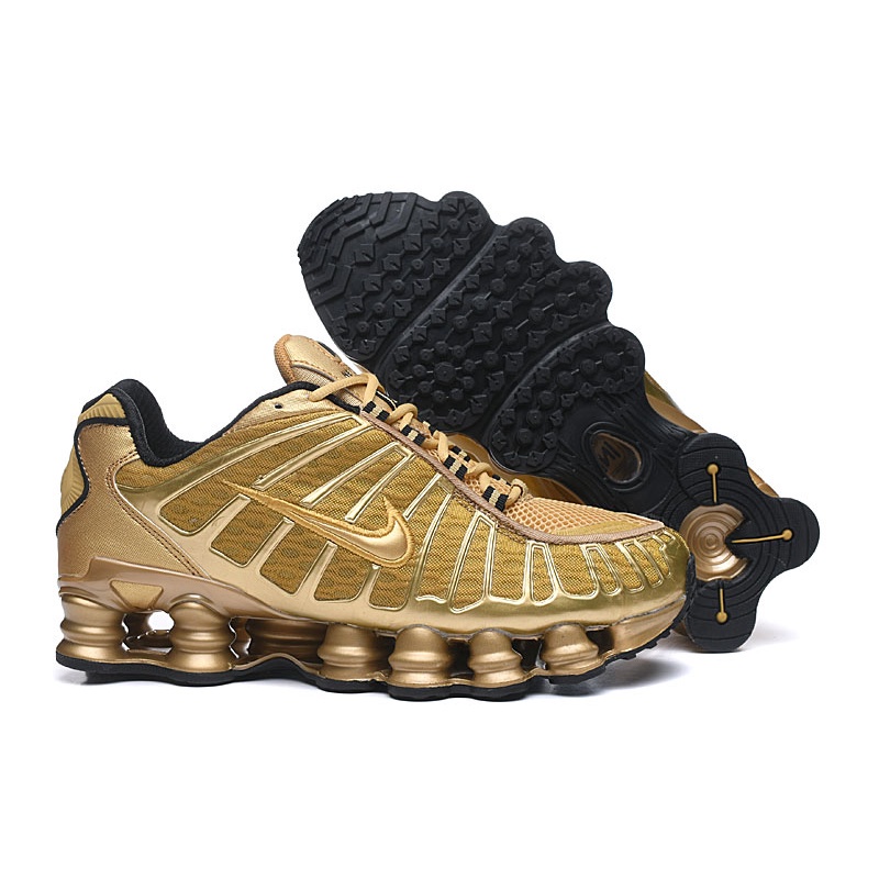 Nike Shox TL 1308 Totalmente Dorado Zapatos x718 | Shopee México