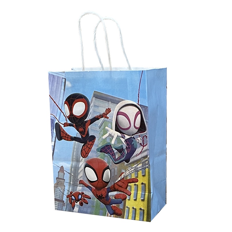 Bolsa De Regalo De Spiderman Papel De Impresión Para Niños Fiesta De  Cumpleaños | Shopee México