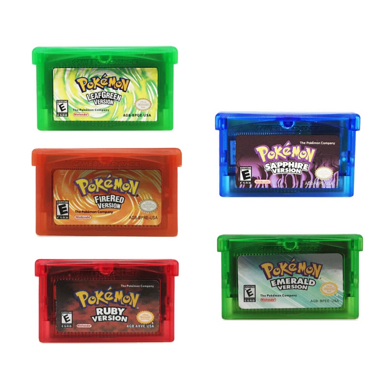 angustia sabiduría Laboratorio Fan Advance Gameboy cartucho tarjeta de juego para Pokemon NDSL/GBC/GBM/GBA/SP  5 estilos | Shopee México