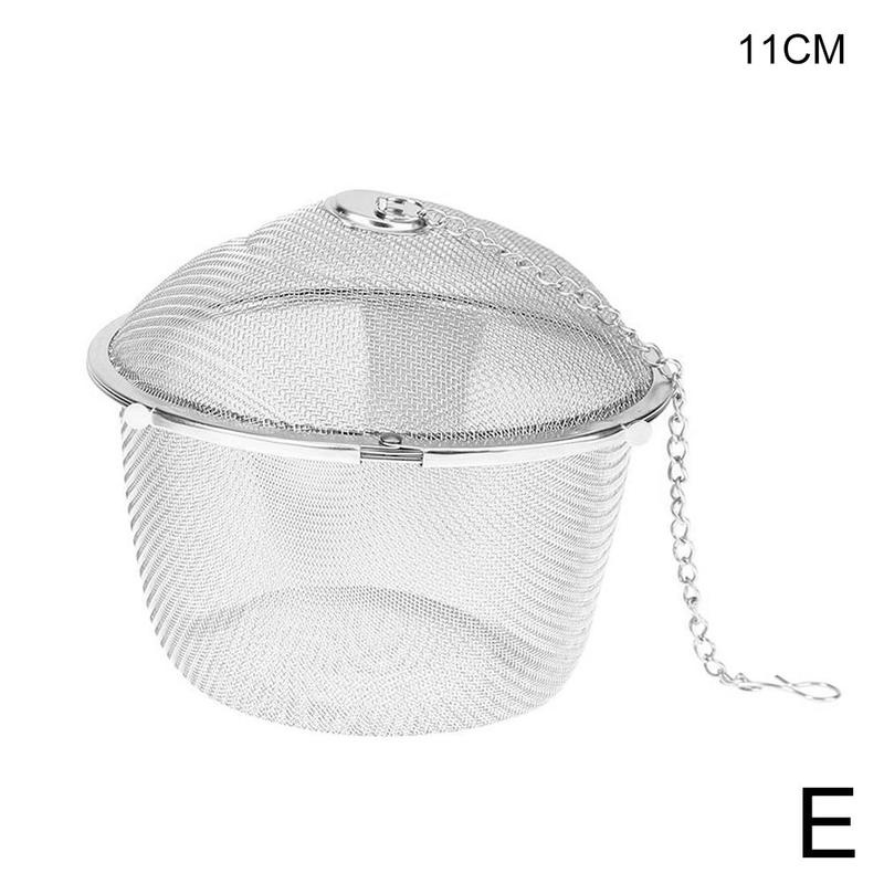 5cm Colador de bola de té de acero inoxidable Diámetro 5-9,5 CM Tazas Hierbas Cocina Recipientes reutilizables Filtro de especias Colador Infusor 
