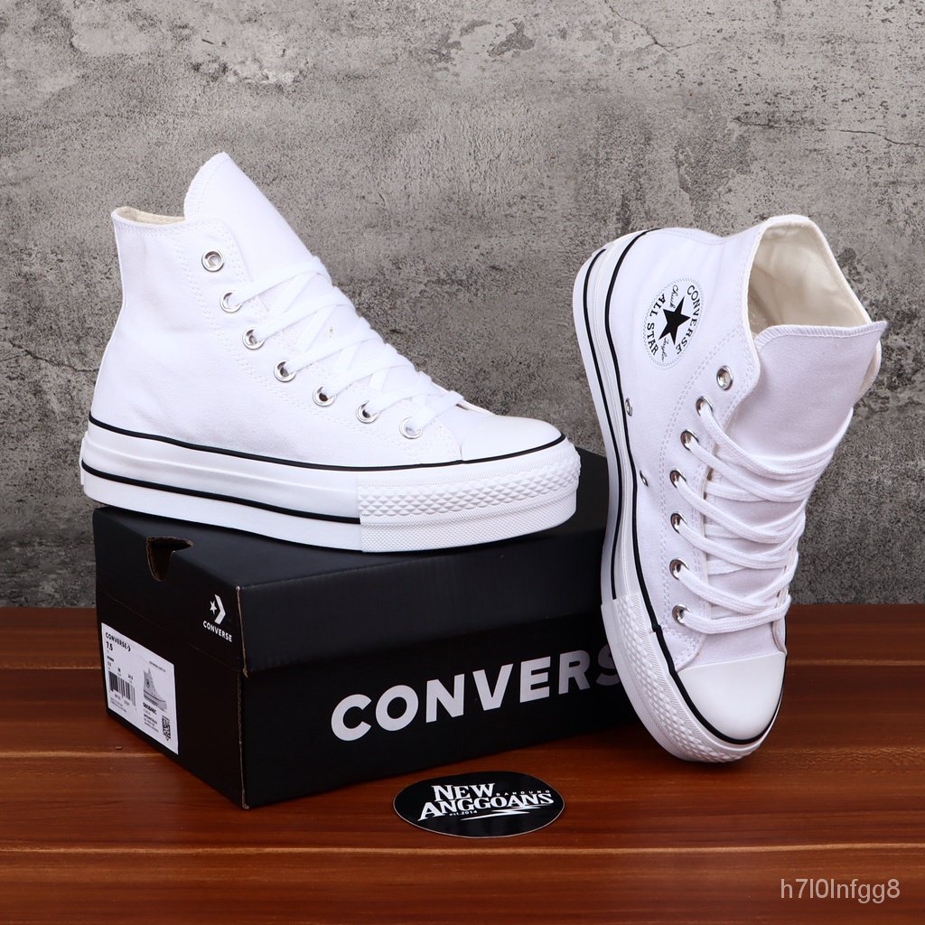 Converse blancos bota precio sale