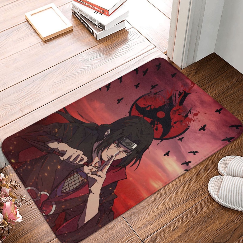Anime Naruto Velboa Alfombra Alfombra Dormitorio Salón Antideslizante alfombra de Silla De Regalo #7 