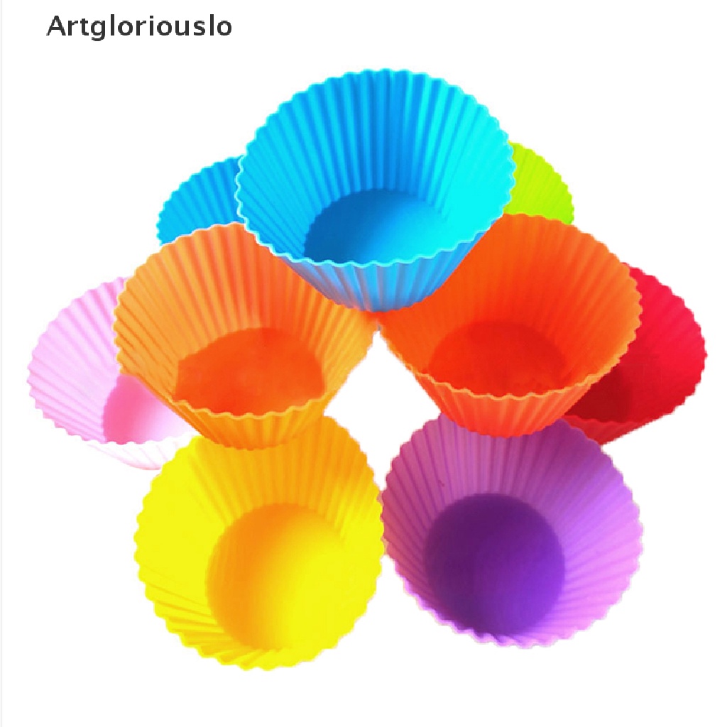 Molde de Horno Pasteles diseño Floral de Encaje para decoración de Cupcakes Pasteles Ndier Molde de Silicona para Tartas Color al Azar 