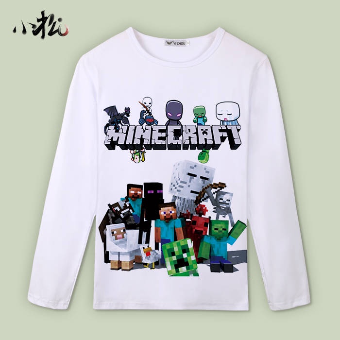 Camiseta de Mangas largas para niño Minecraft 