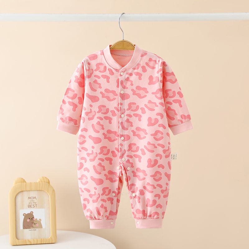 Jurebecia Pijama para Bebé una Piezas Niños Niñas Pelele Manga Larga Mameluco Mono Body Algodón Trajes Recién Nacido Bebé Pijama 