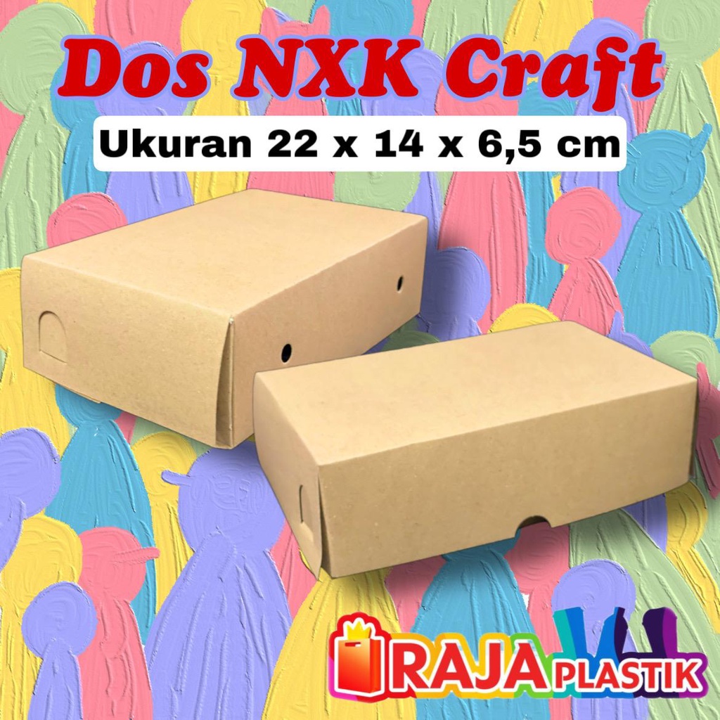 Dos Food / NXK Brown Kraft Snack Cake Box (sin laminación) Shopee México