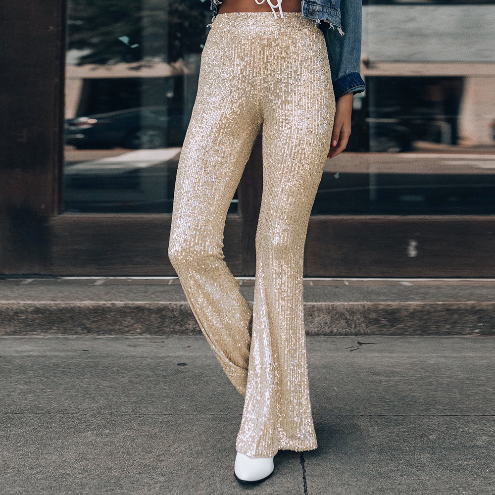 suelo Nuevo significado reserva Leggings De Lentejuelas De Oro Brillante Para Mujer Moda Streetwear  Feminina Bota Corte Delgado leggins | Shopee México