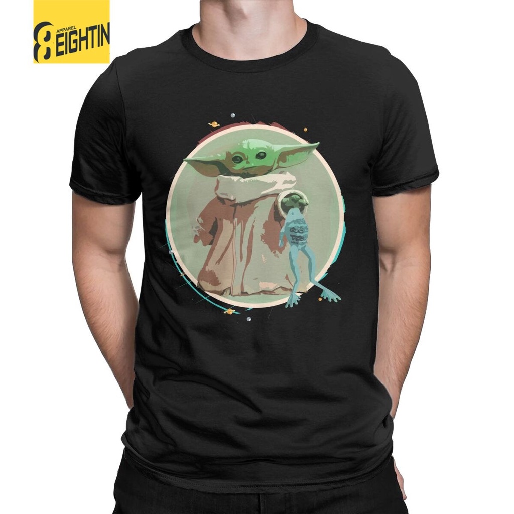Bebé Yoda Con Rana Hombres Camisetas Star Wars Impresionante Unisex De  Manga Corta O Cuello Camiseta De Algodón Ruso 6XL Ropa | Shopee México